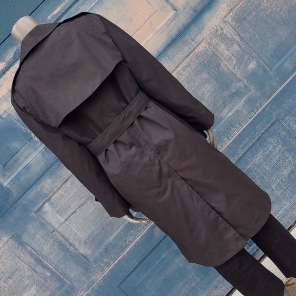 DEFENCE LOGISICS AGENCY OFFICIAL WOMANS ALL WEATHER LINED ARMY TRENCH COAT - Picture 10 of 17